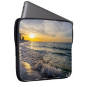 Pensacola Splashing Waves Sunrise Laptop Case (Vorne Rechts)