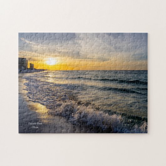 Pensacola Splashing Waves Sunrise Puzzle (Horizontal)
