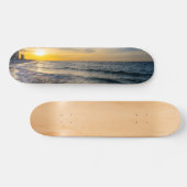 Pensacola Splashing Waves Sunrise Skateboard (Horizontal)