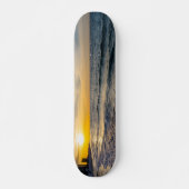 Pensacola Splashing Waves Sunrise Skateboard (Vorne)
