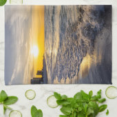 Pensacola Splashwaves Sunrise Küchentuch (Gefaltet)