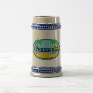 Pensacola-Strand Bierglas