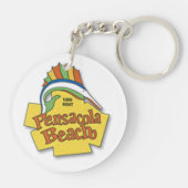 Pensacola-Strand Schlüsselanhänger (Rückseite)