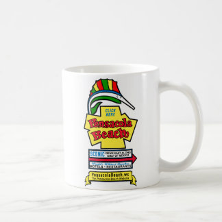 Pensacola-Strand-Zeichen-Kaffee-Tasse Kaffeetasse