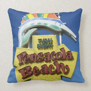 Pensacola-Strand-Zeichen-Kissen Kissen