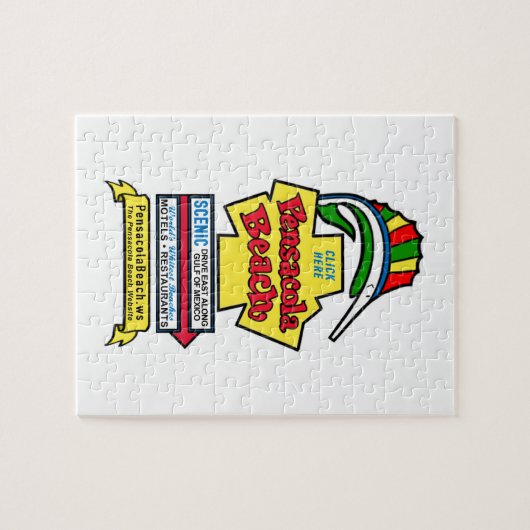Pensacola-Strand-Zeichen-Puzzlespiel Puzzle (Horizontal)