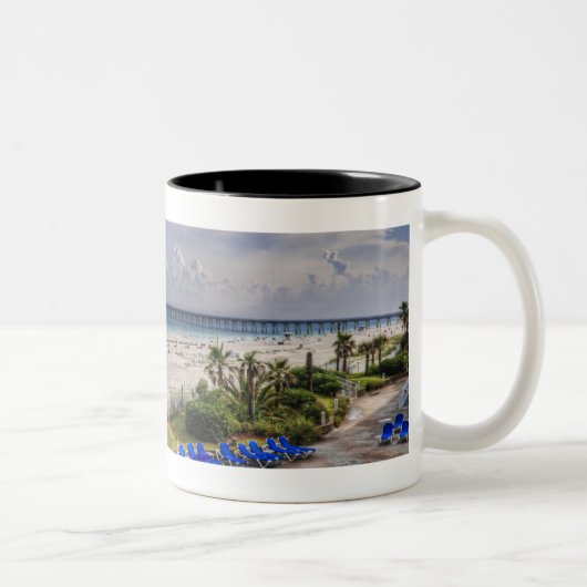 Pensacola-Strand Zweifarbige Tasse (Rechts)