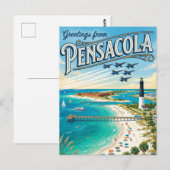 Pensacola USA Postkarte (Vorne/Hinten)