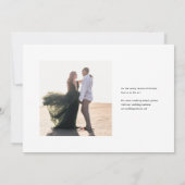 Pensacola Wedding Einladung (Rückseite)