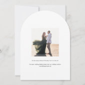 Pensacola Wedding Einladung (Rückseite)