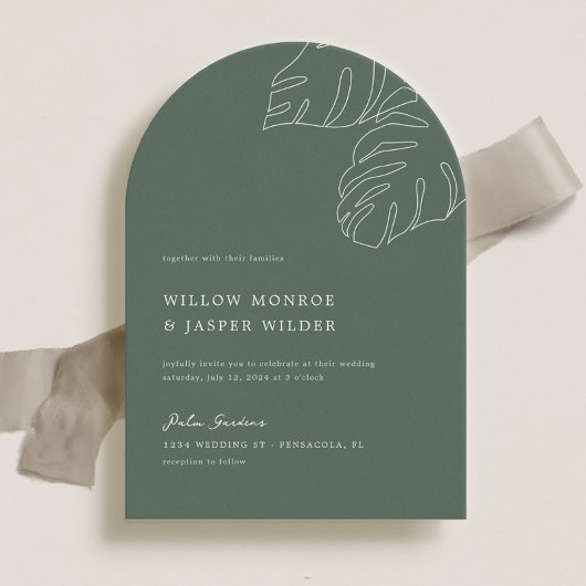Pensacola Wedding Einladung