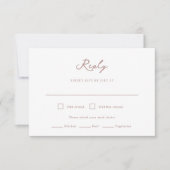 Pensacola Wedding RSVP Card (Vorderseite)