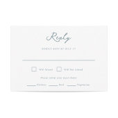 Pensacola Wedding RSVP Card Karte