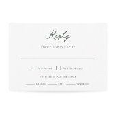 Pensacola Wedding RSVP Card Karte