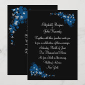 Pensamiento ~ Einladung Hochzeit Speichern Sie das (Vorne/Hinten)