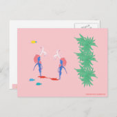 Pensamientos Numericos Postkarte (Vorne/Hinten)