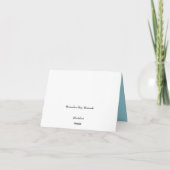 Pensando en ti, Horsehsoe Bay, Bermuda Karte (Rückseite)