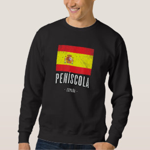 Penscola Spain ES Flag City - Bandera Ropa - Sweatshirt