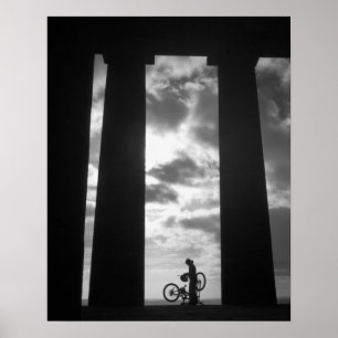 Penshaw Monument mit Biker Poster/Print Poster