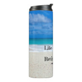 Pension, Frostgetränk am Strand Thermosbecher (Nach links gedreht)