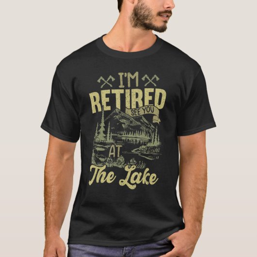 Pension im Rente sehen Sie am See T-Shirt (Vorderseite)