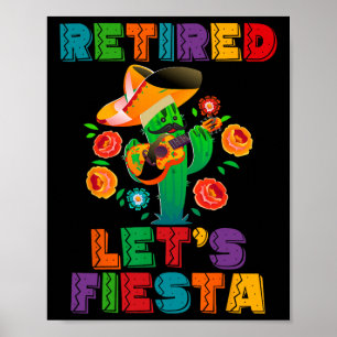 Pension Mexicano Let's Fiesta Remüde Cinco De Poster
