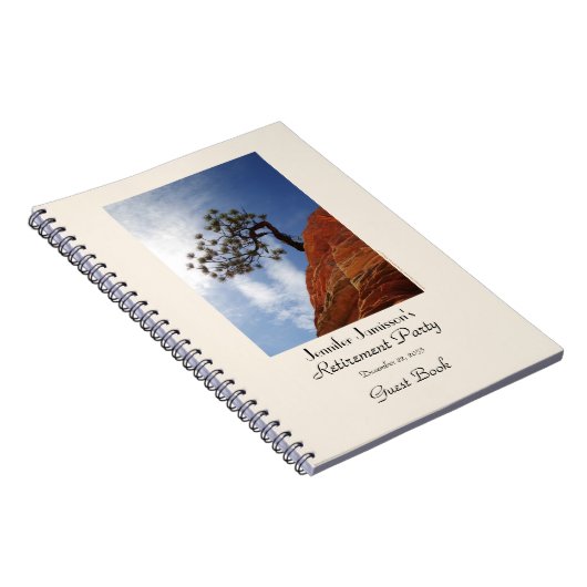 Pension Party Gästebuch, Bonsai Tree Notizblock (Rechte Seite)