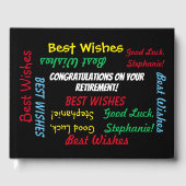 Pension Party Gästebuchspass Farbenfroh Gästebuch (Vorderseite)