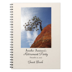 Pension Party Guest Book, Bonsai Tree Notizblock