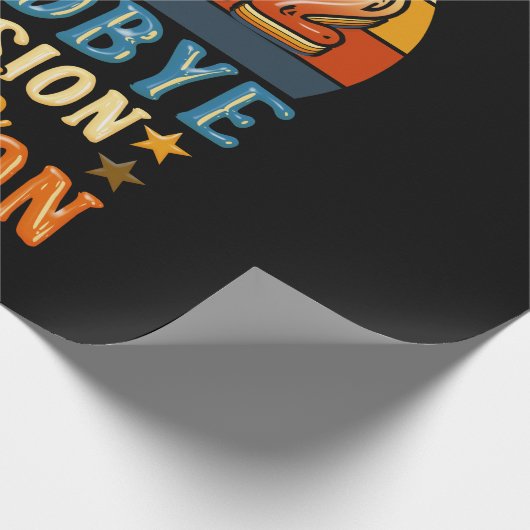 Pension Ruhestand Auf Wiedersehen Tension Hallo Pe Geschenkpapier (Ecke)