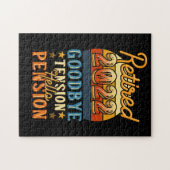 Pension Ruhestand Auf Wiedersehen Tension Hallo Pe Puzzle (Horizontal)