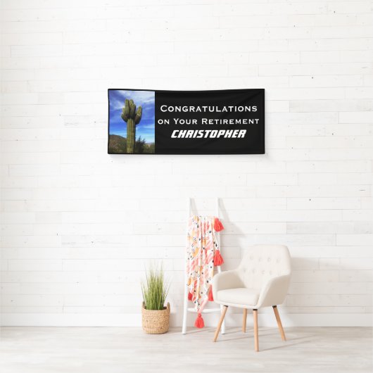 Pension Saguaro Cactus Arizona Banner (Insitu)