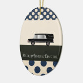 Pensionierte Bestattungsunternehmer-Geschenke Keramik Ornament (Links)