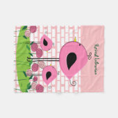 Pensionierte Bibliothekar-Fleece-Decke Fleecedecke (Vorderseite (Horizontal))