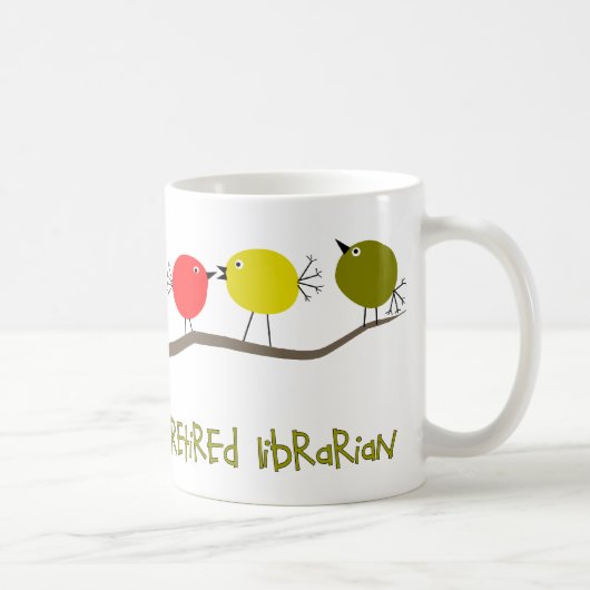 Pensionierte Bibliothekar Reto Kaffeetasse (Rechts)