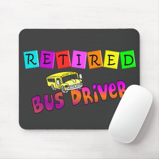 Pensionierte Bustreiber-Geschenke Mousepad (Mit Mouse)