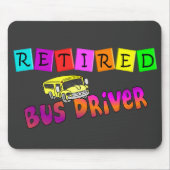 Pensionierte Bustreiber-Geschenke Mousepad (Vorne)