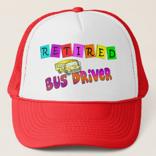 Pensionierte Bustreiber-Geschenke Truckerkappe