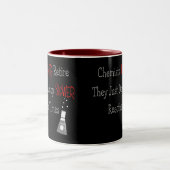 Pensionierte Chemiker-Geschenke Zweifarbige Tasse (Mittel)