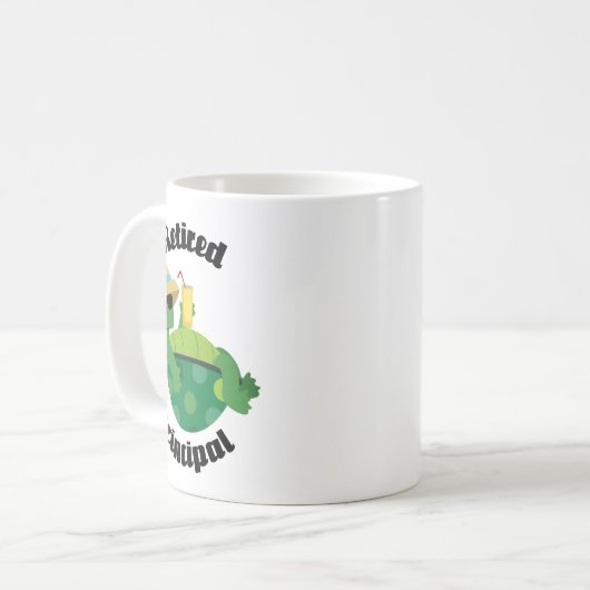 Pensionierte Direktion (Schildkröte) Kaffeetasse (Vorderseite Links)