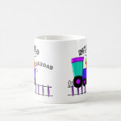 Pensionierte Eisenbahn-Arbeitskraft-Geschenke Kaffeetasse (Mittel)