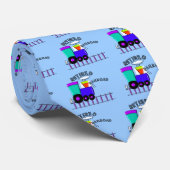 Pensionierte Eisenbahn-Arbeitskraft-Geschenke Krawatte (Gerollt)