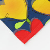 Pensionierte Fleecedecke (Ecke)