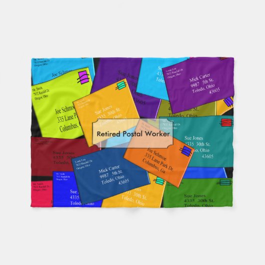 Pensionierte Fleecedecke (Vorderseite (Horizontal))