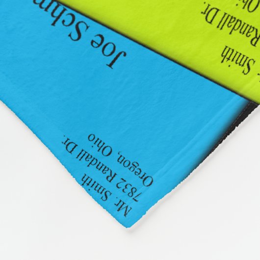 Pensionierte Fleecedecke (Ecke)