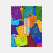 Pensionierte Fleecedecke (Vorderseite)