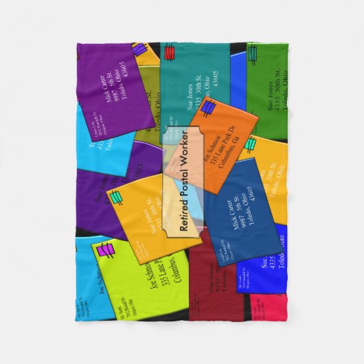 Pensionierte Fleecedecke (Vorderseite)