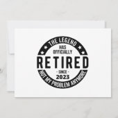 pensionierte Kaffee-Tasse 2023 Einladung (Rückseite)