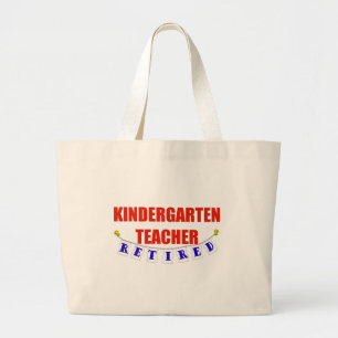 PENSIONIERTE KINDERGÄRTNERIN JUMBO STOFFBEUTEL