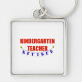 PENSIONIERTE KINDERGÄRTNERIN SCHLÜSSELANHÄNGER (Vorne)